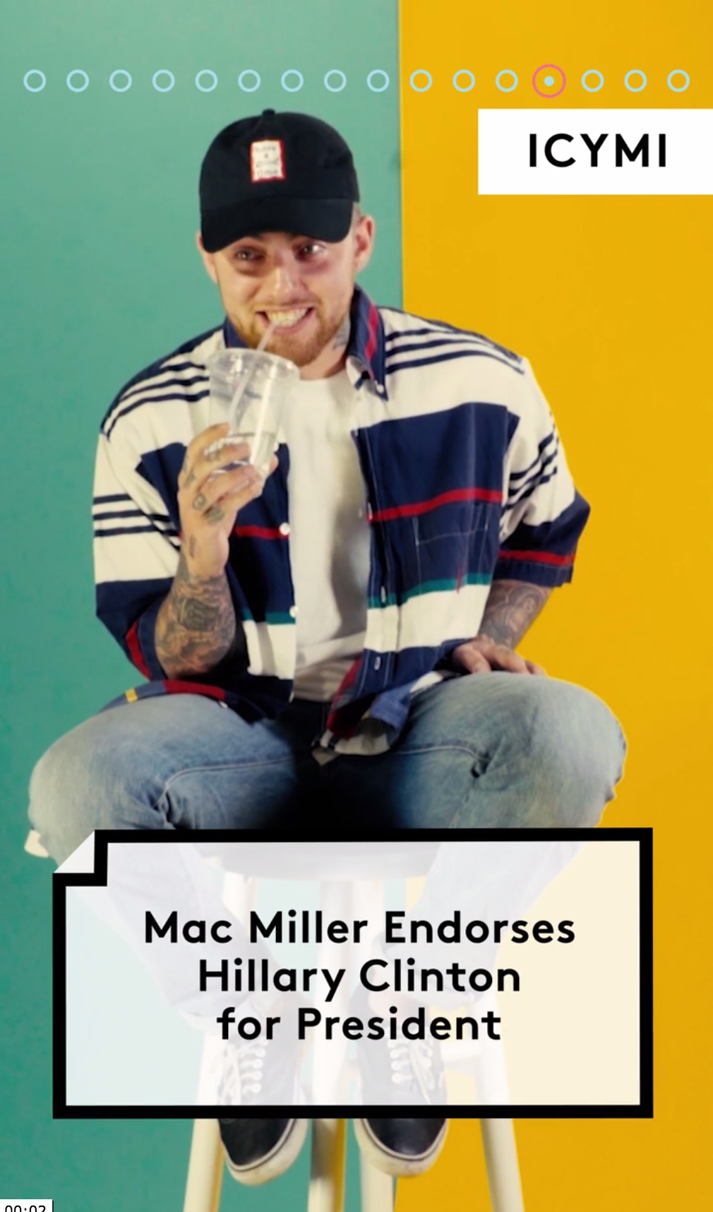 Mac Miller - Hillary Endorsement 
