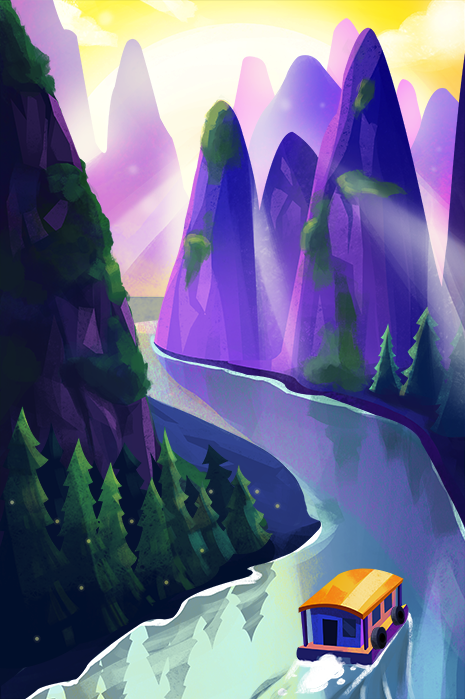 Background art for Fruit Splash Mania