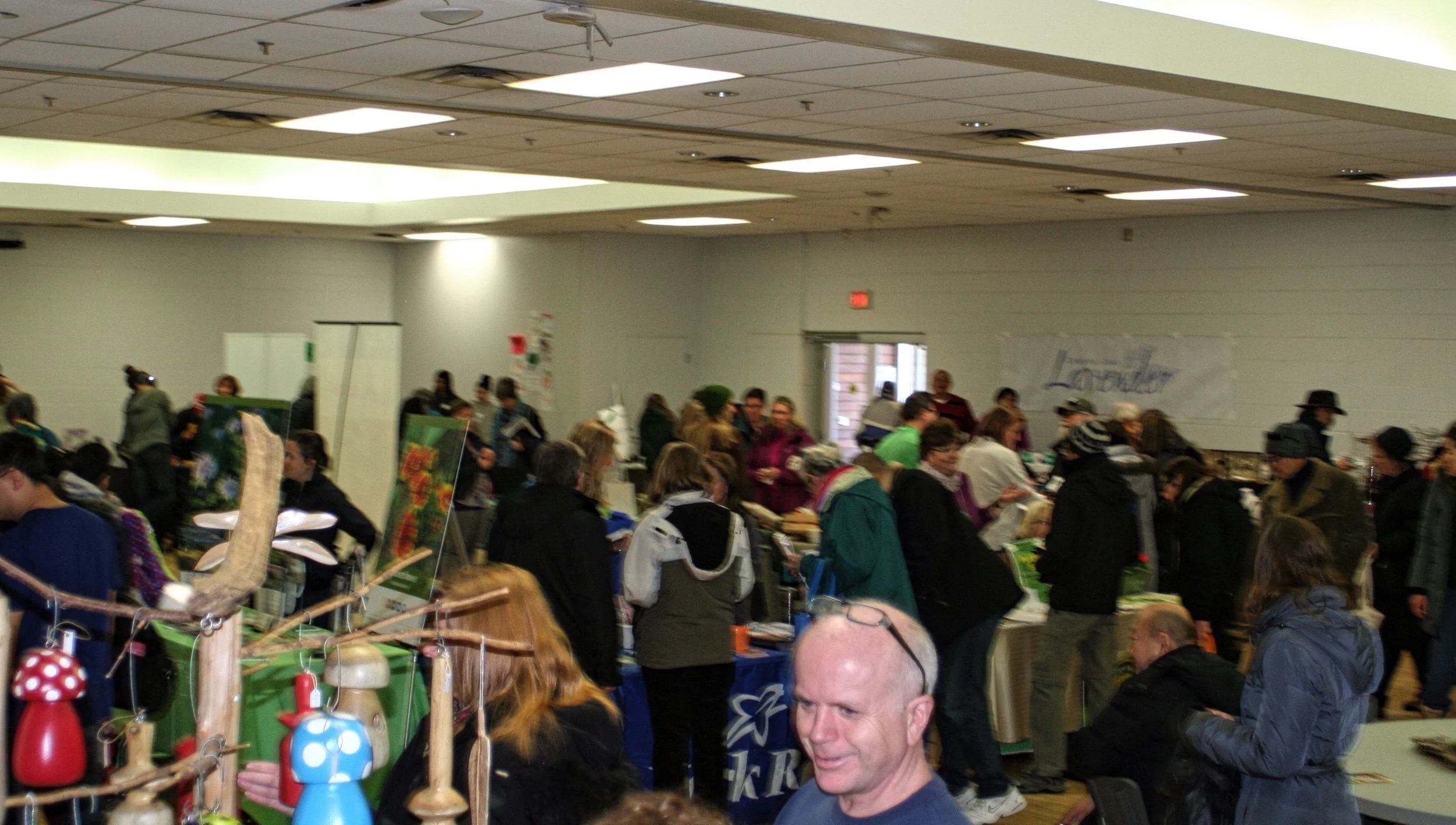 Lots of interest in York Region Food Network's 5 th Annual Seedy Saturday. … where good food takes root