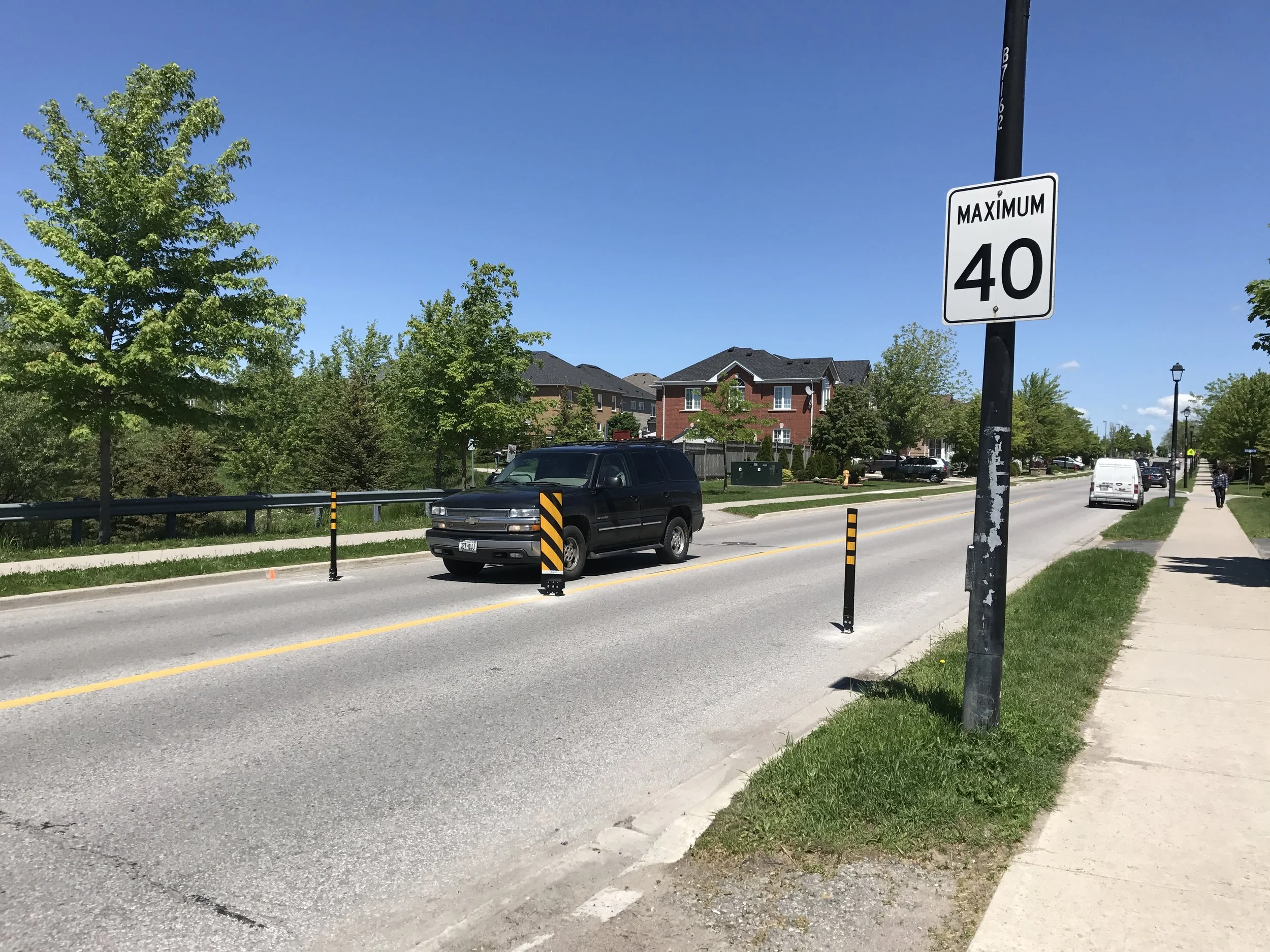 speed bumps vs. speed humps.  Here is the difference between the two...