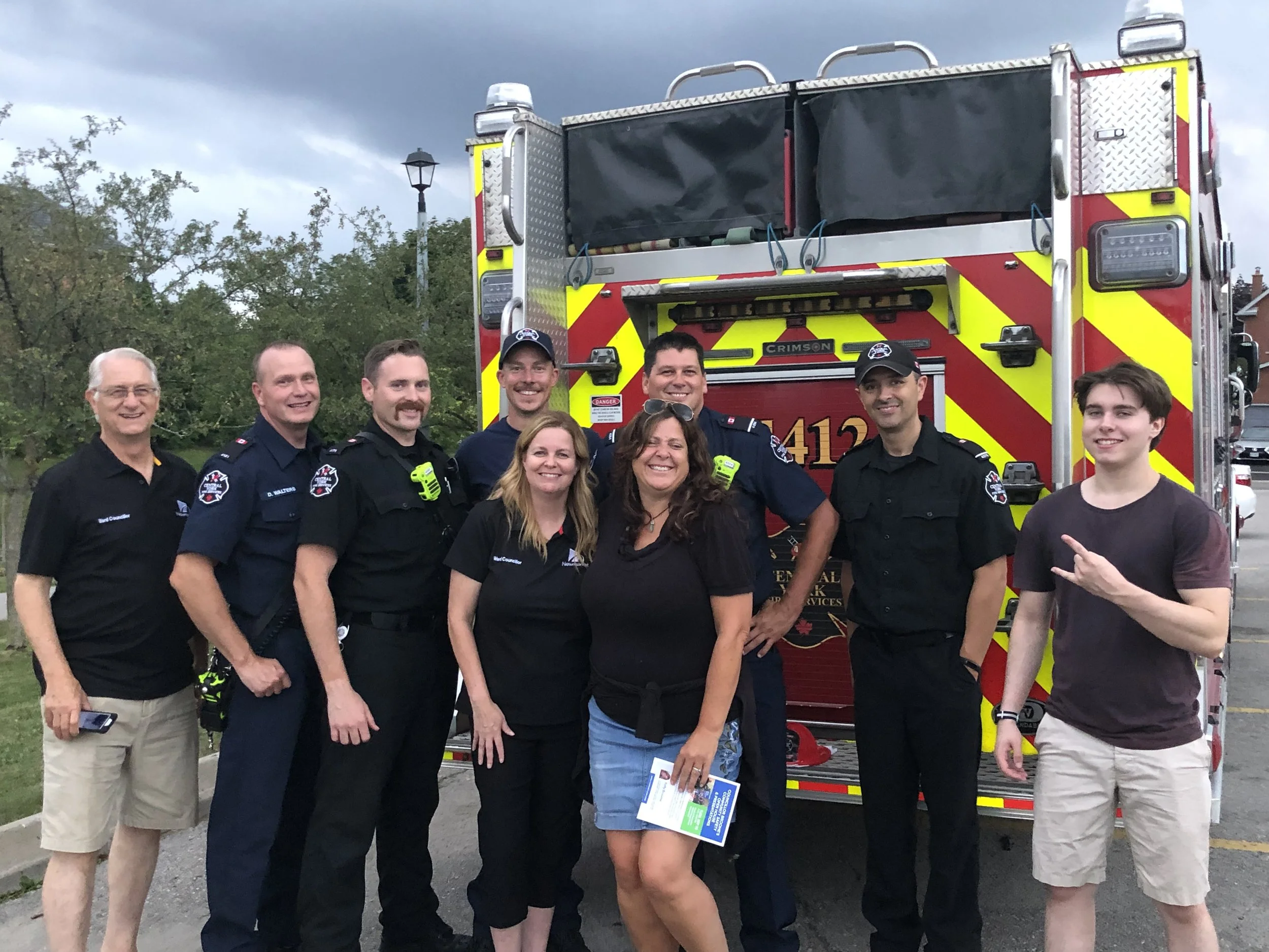 Councillor Broome Community BBQ and Moonlight Movies Newmarket, ON.