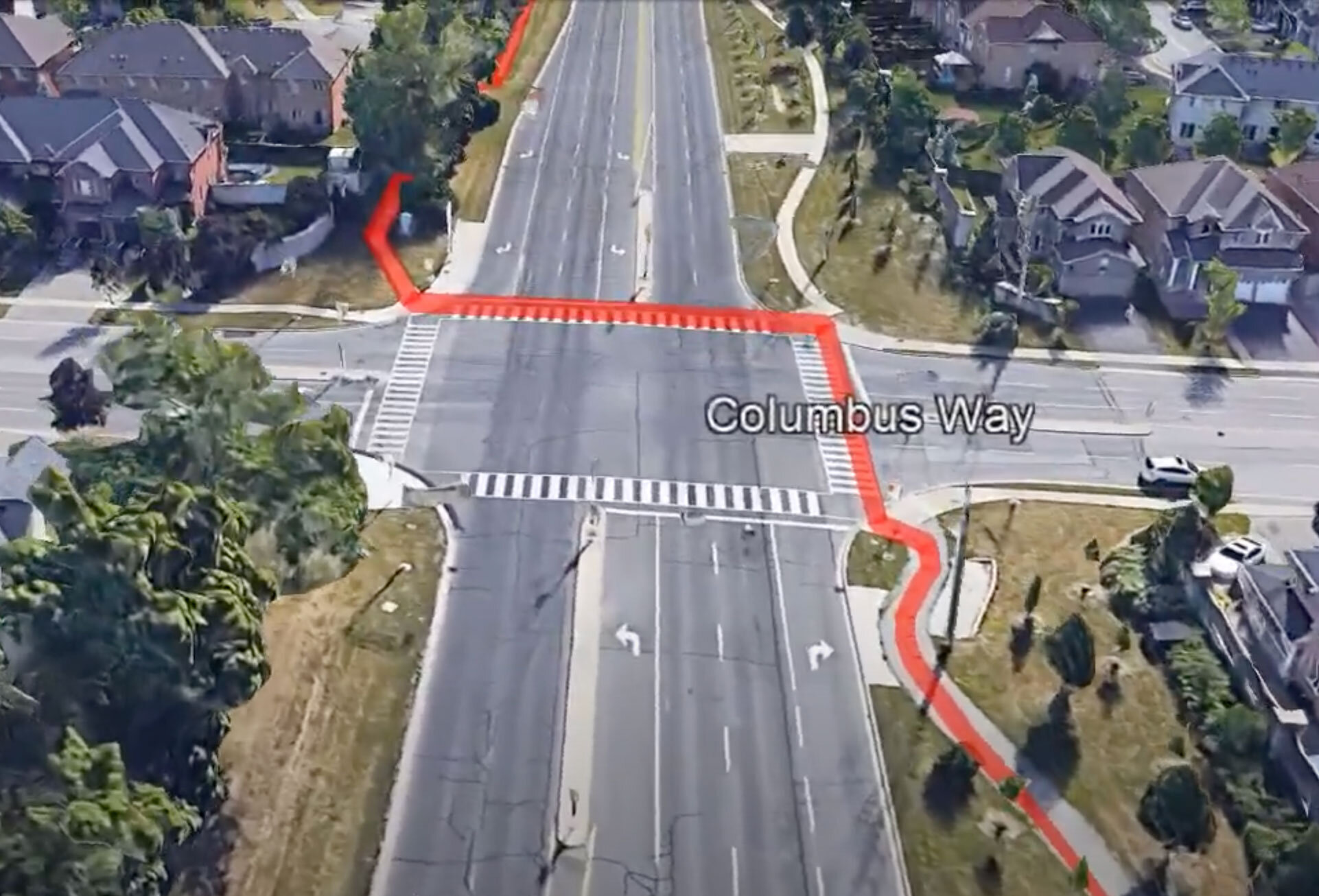 Mulock Drive Multi-use Path: East-west path will be designed to allow for a wide-range of recreational uses such as cycling, walking, jogging and wheelchair access.
