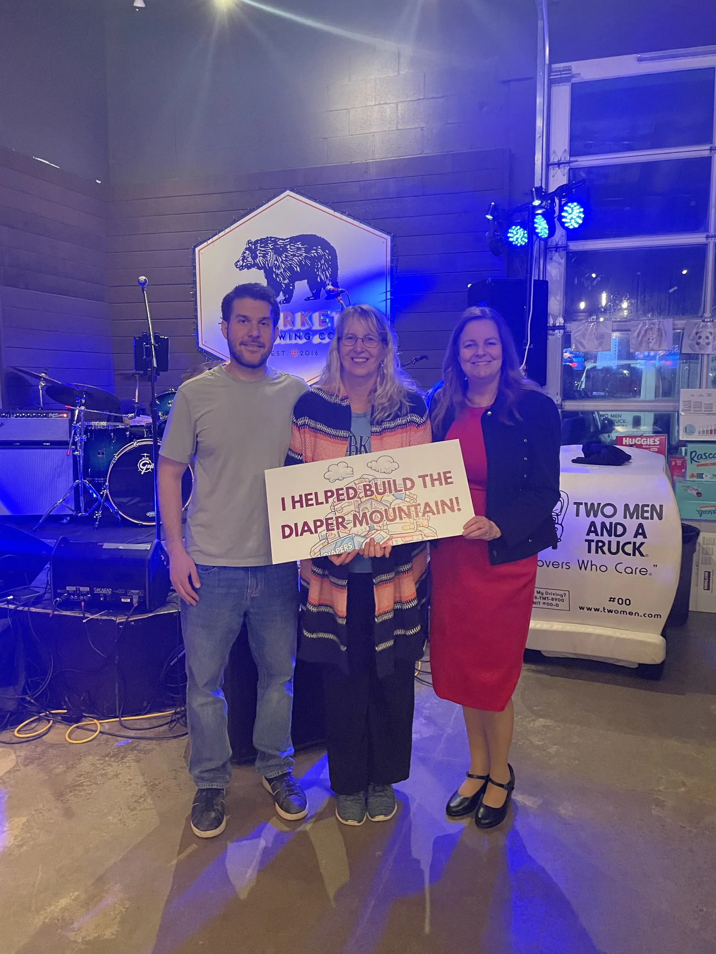 Building a Diaper Mountain Together in Newmarket