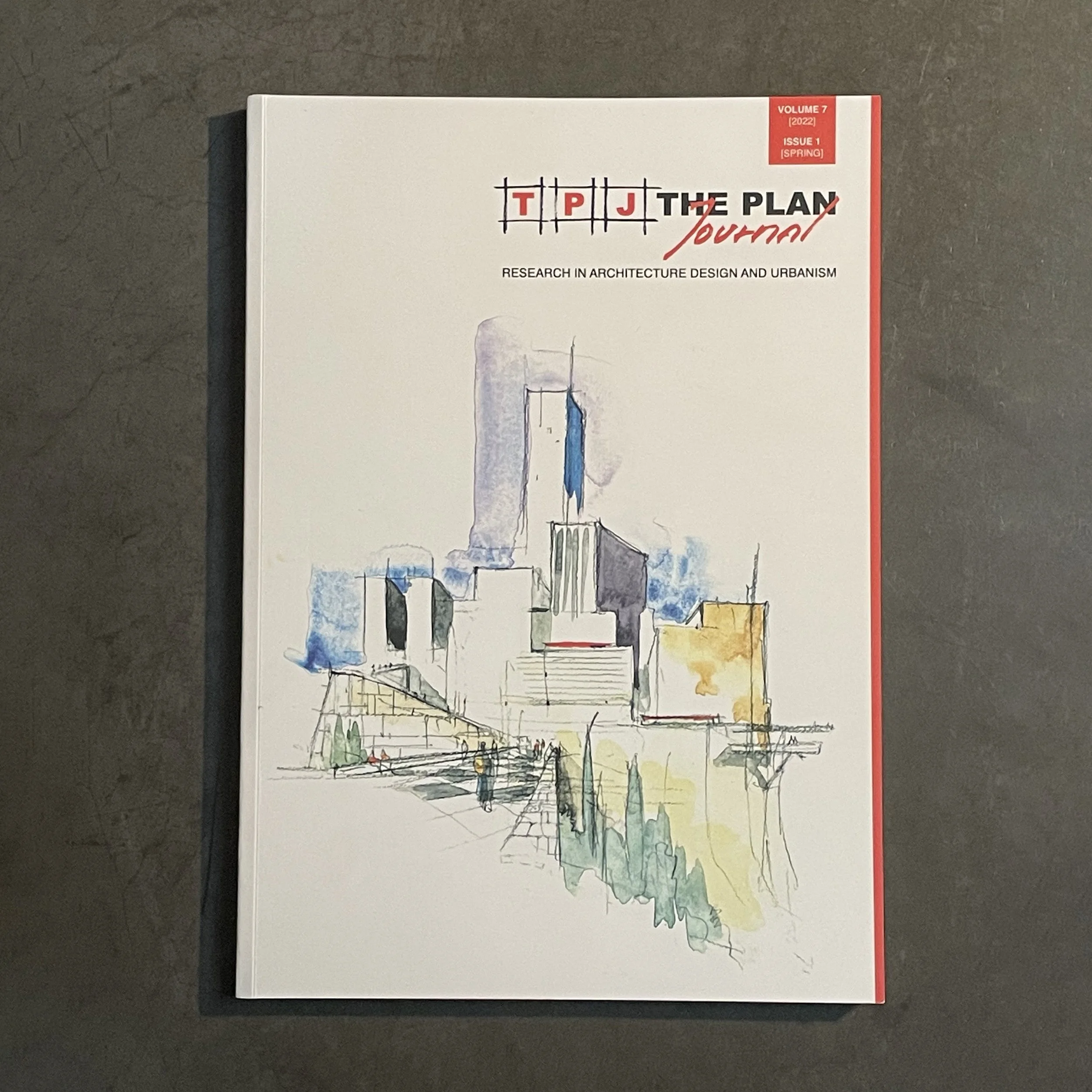 Cover of "The Plan Journal" Volume 7, Issue 1, 2022 by Andrea Ponsi
