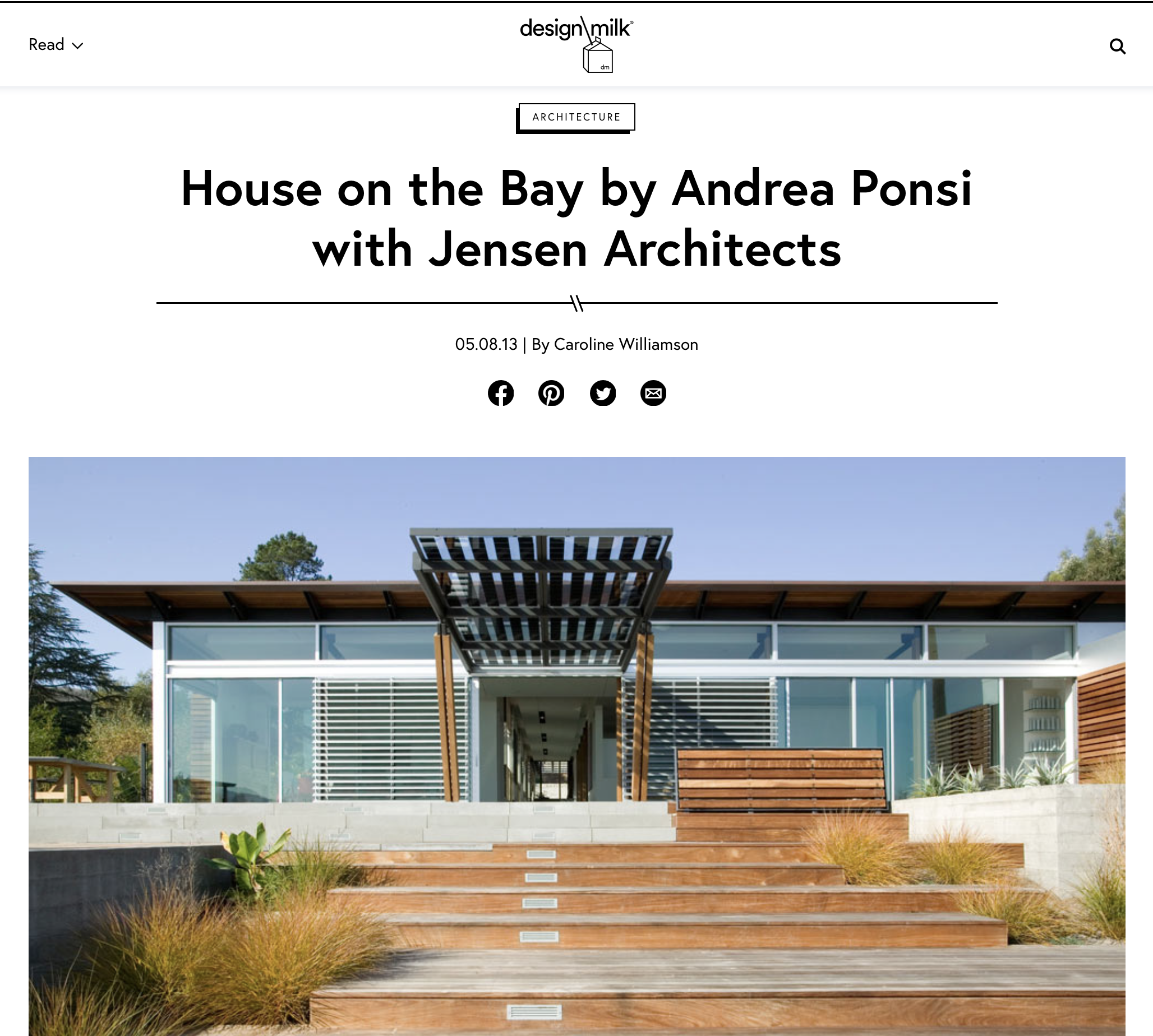 "House of The Four Horizons" - published on Deisign Milk