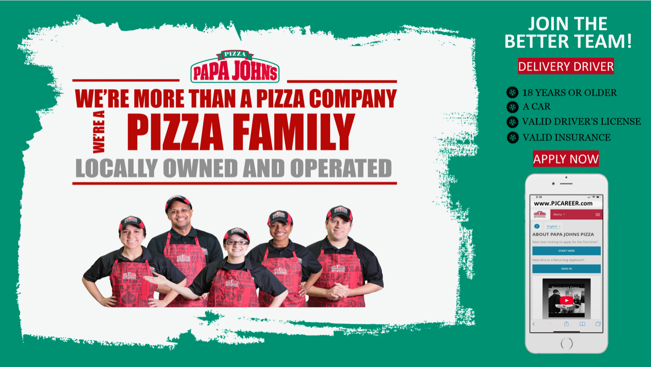 Agência Jobs - Papa Johns - FMU