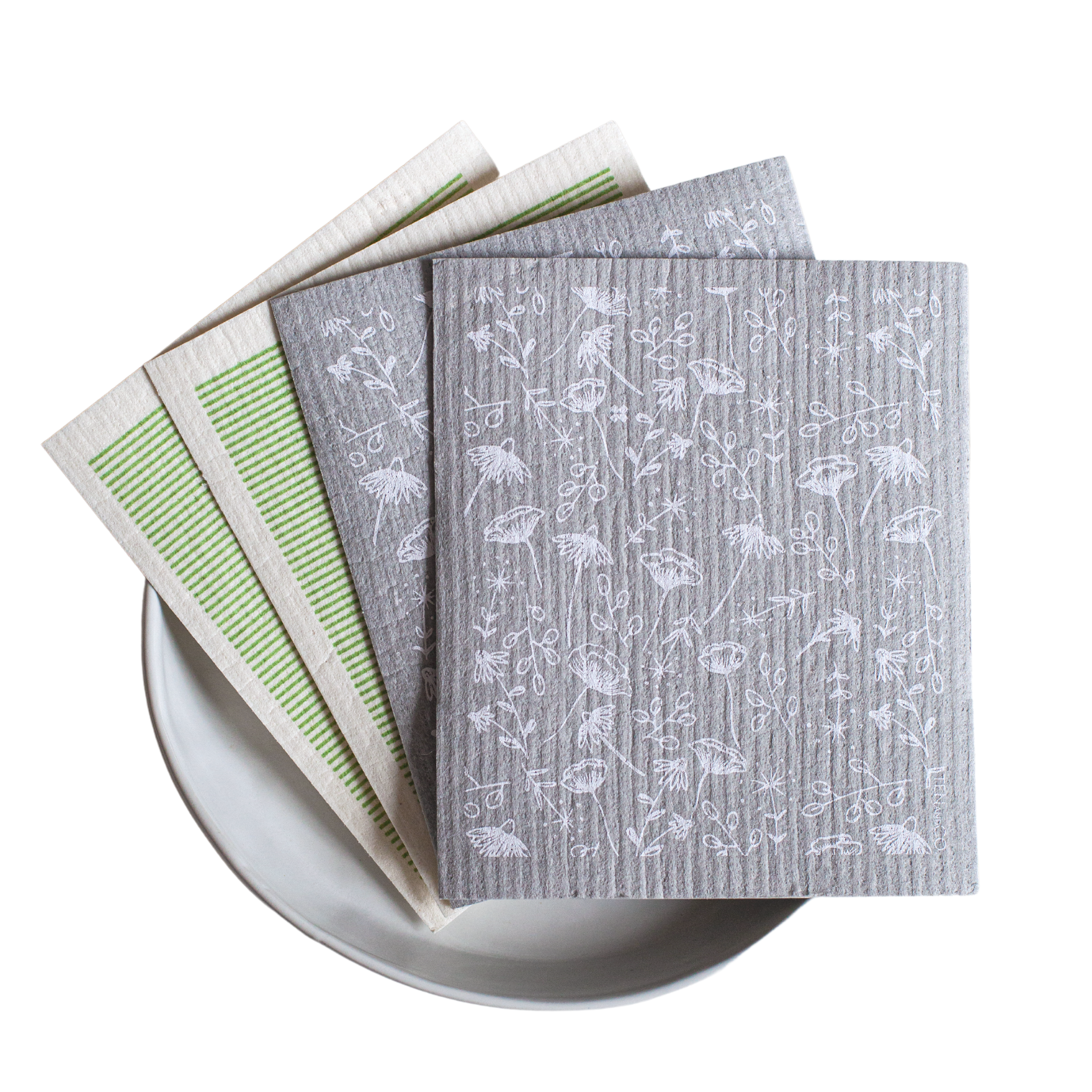 MAGWOOD Natural Dish Sponge Cloths – set of 4