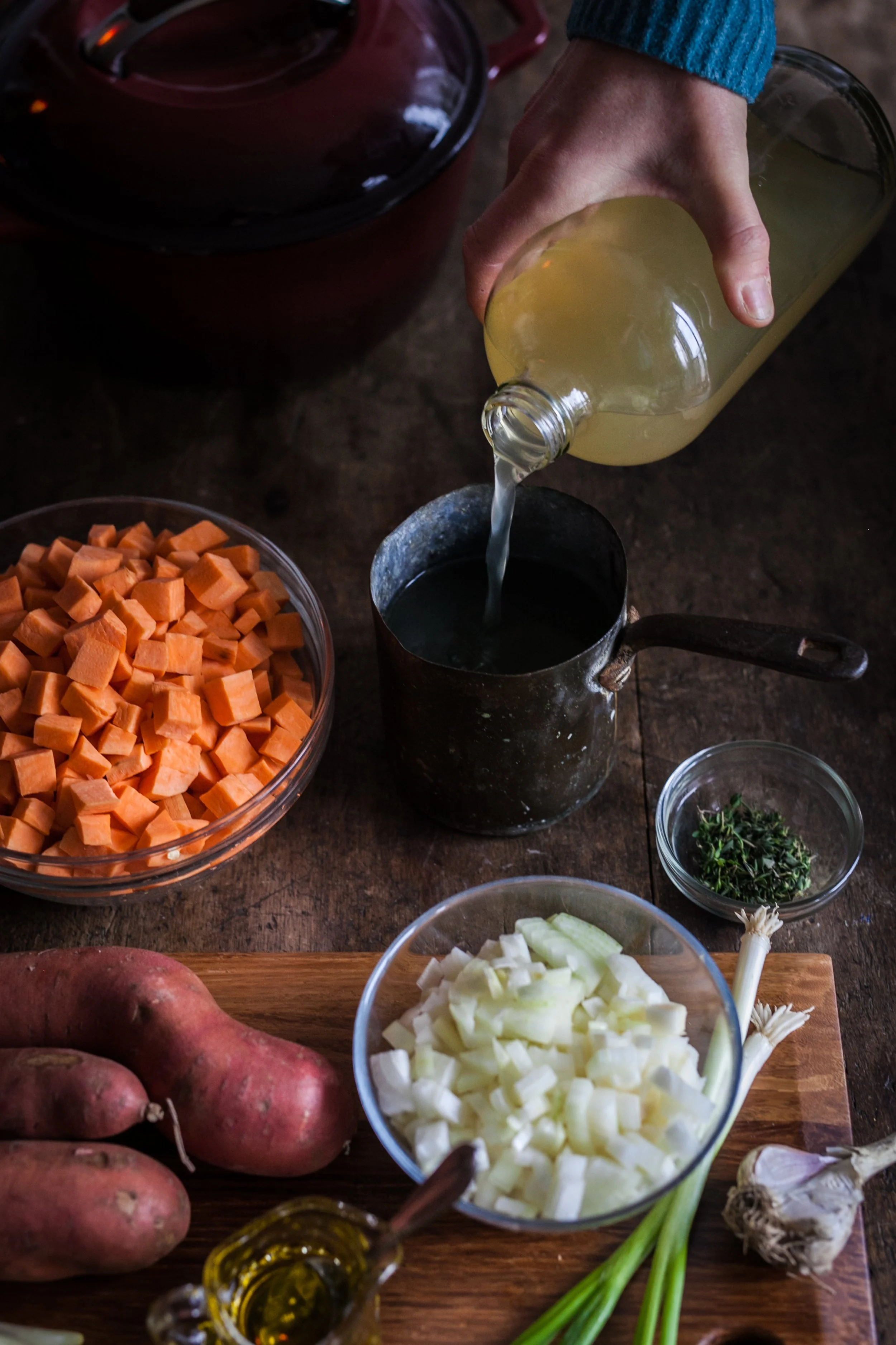 Mom's Simple Sweet Potato Soup