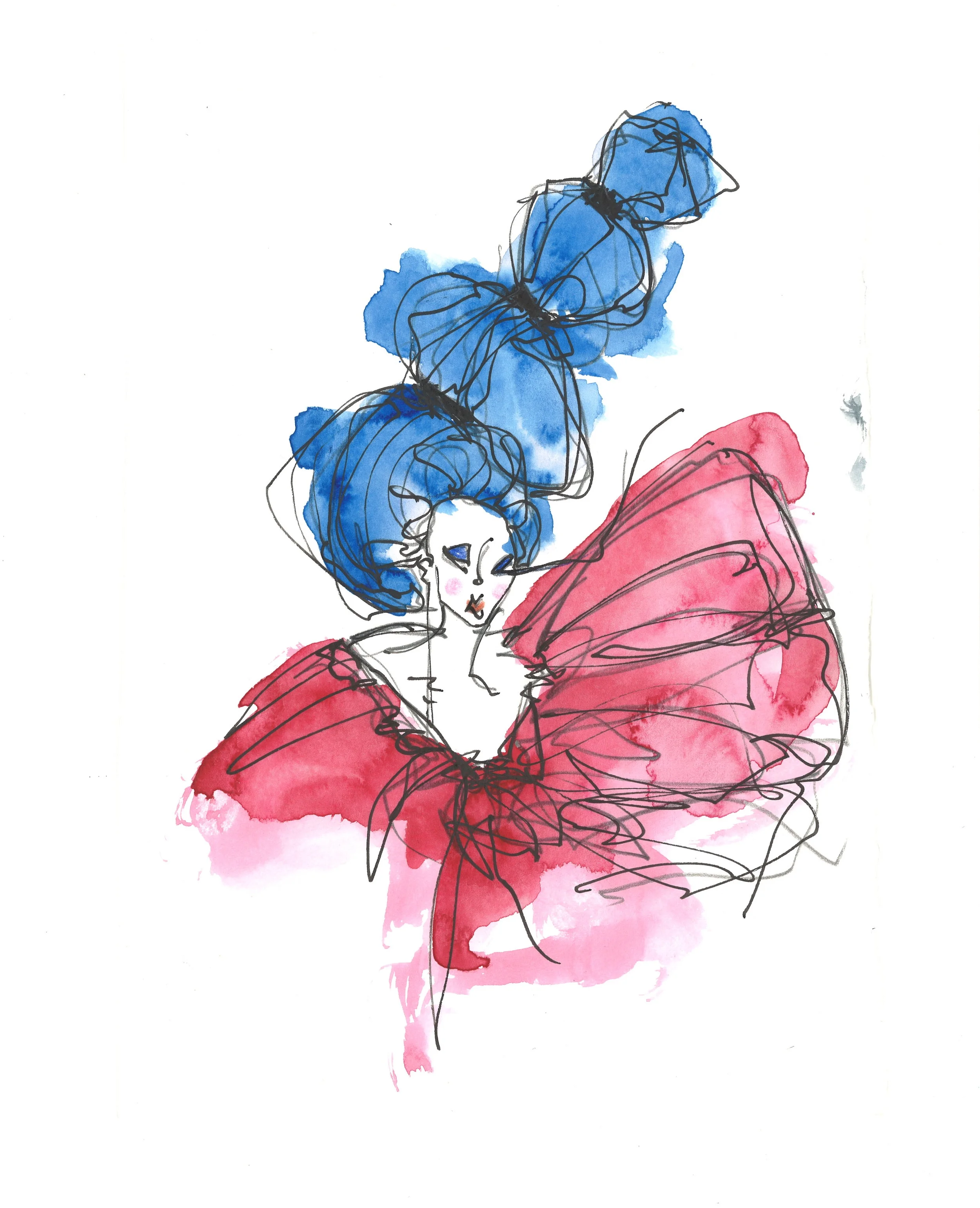 'Marie Antoinette' ~ Empress illustration by @HouseofKiyote