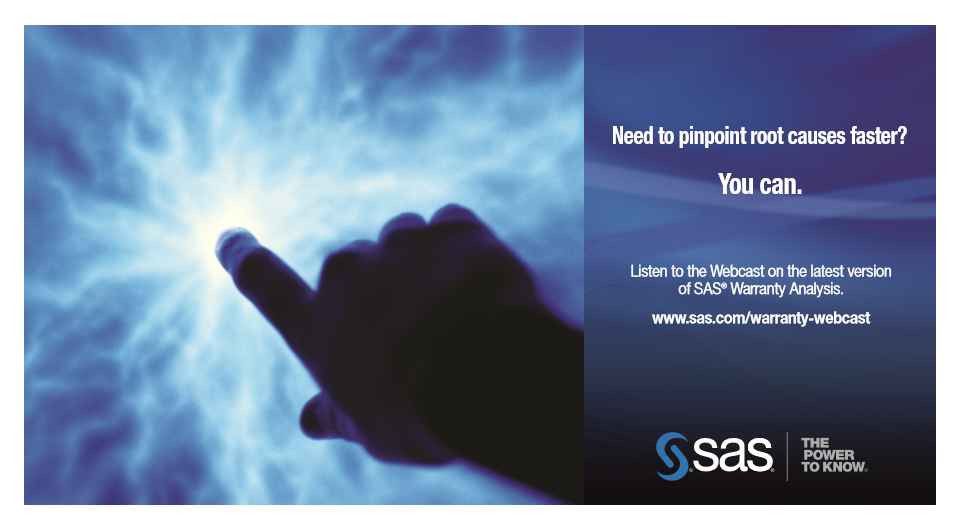 Postcard: Promotion of Warranty Analysis Software in Manufacturing