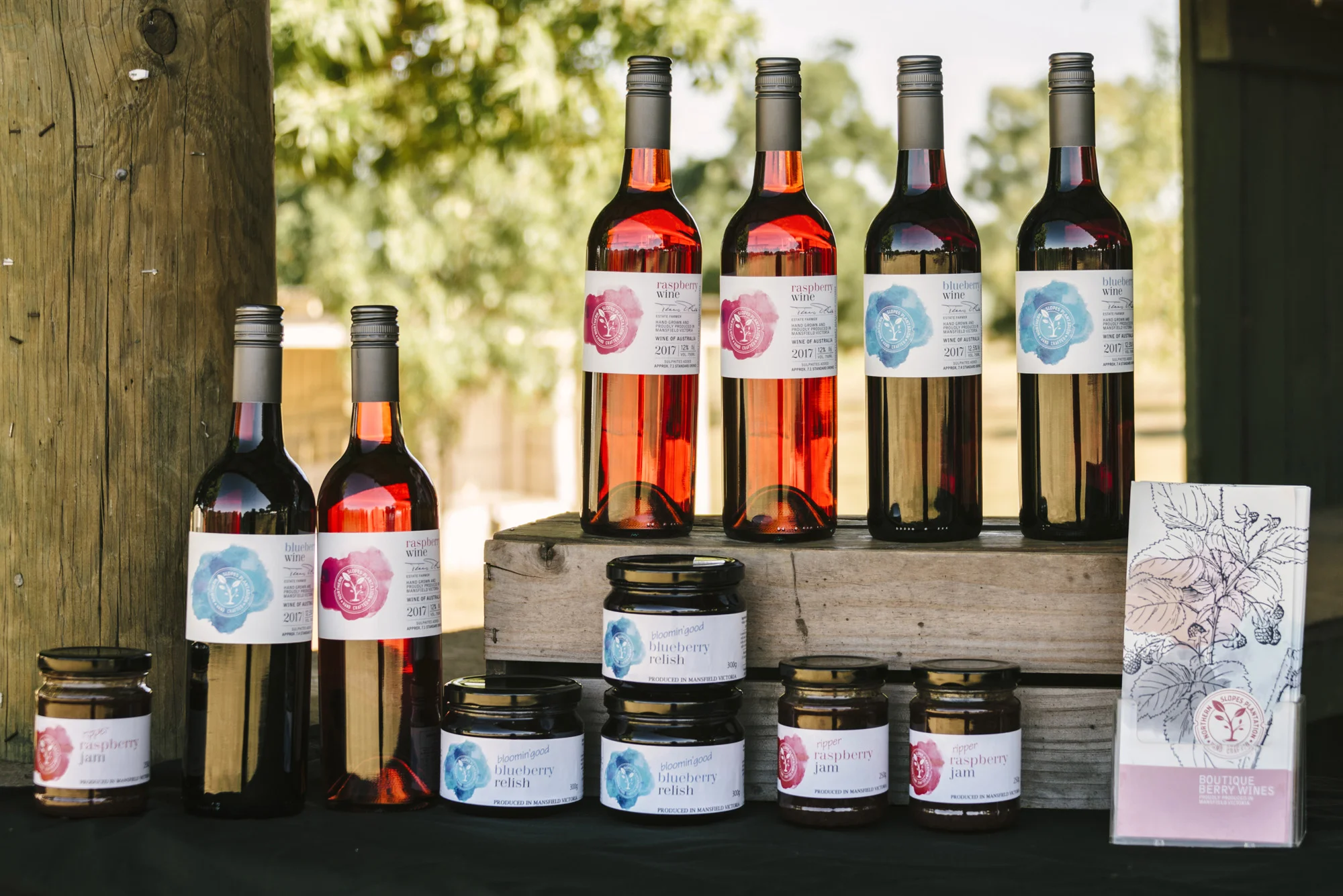 Our raspberry wine