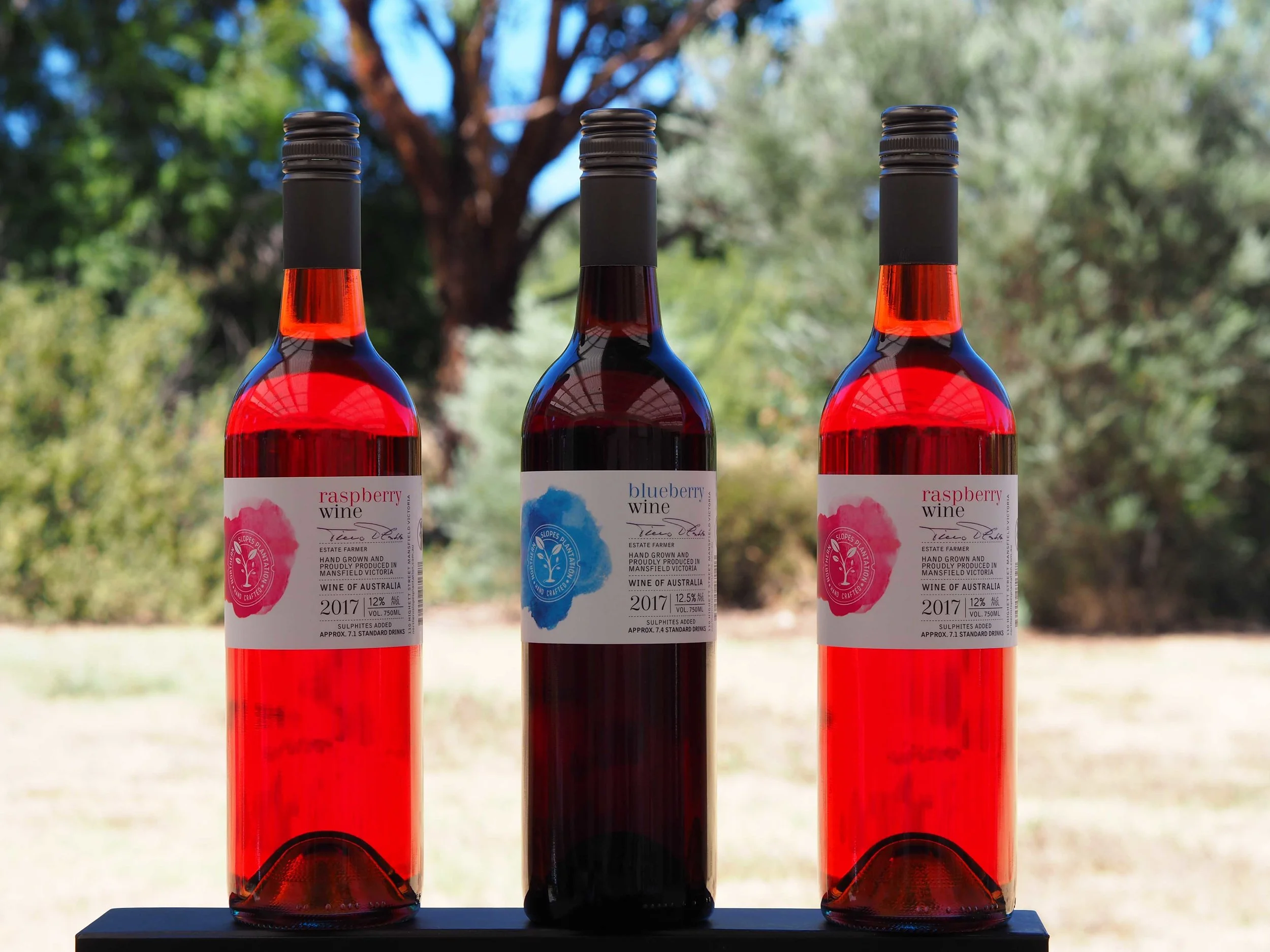 Our raspberry wine