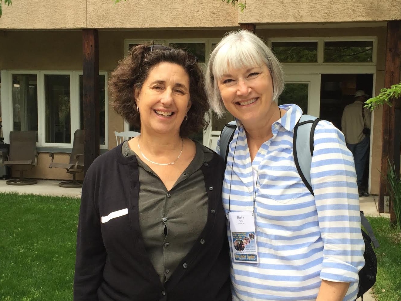 Shelly with Katie McCamant, President of Cohousing Solutions