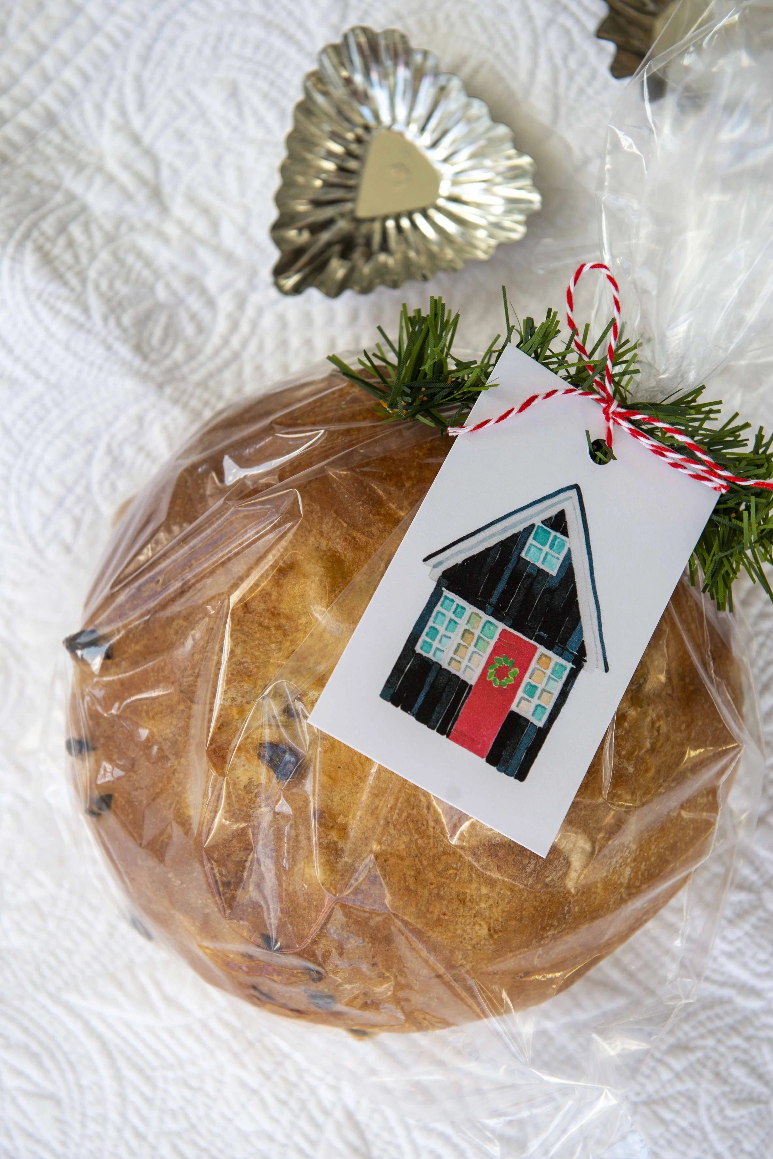 Printable Scandinavian cottage gift tags.  Handpainted in watercolor for digital download.  Add a Nordic touch to every gift!