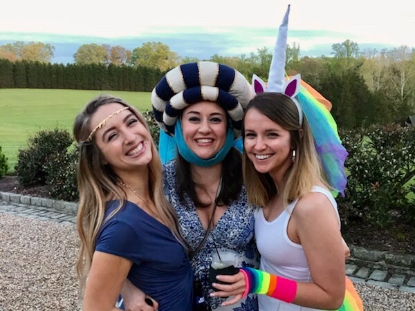 Theme parties. My costume box is embarrassingly large.