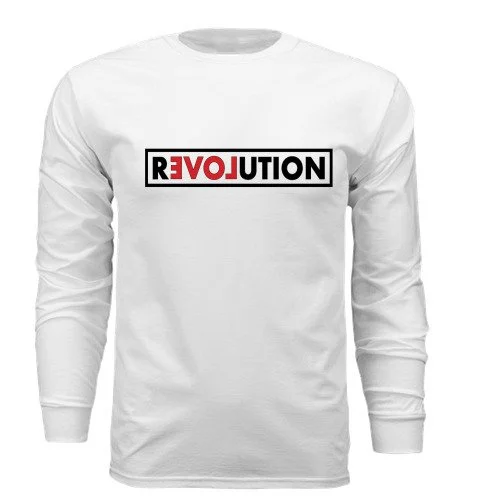 Revolution Long Sleeve Unisex T-Shirt White