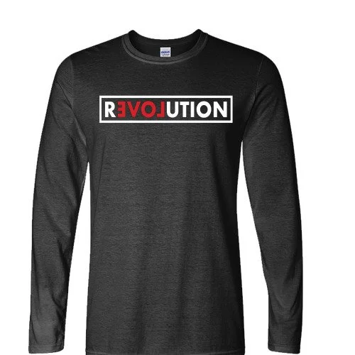 Revolution Long Sleeve Unisex T-Shirt Black