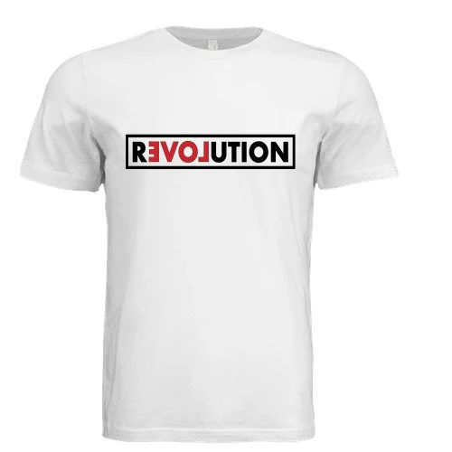 Revolution Short Sleeve unisex T-Shirt White