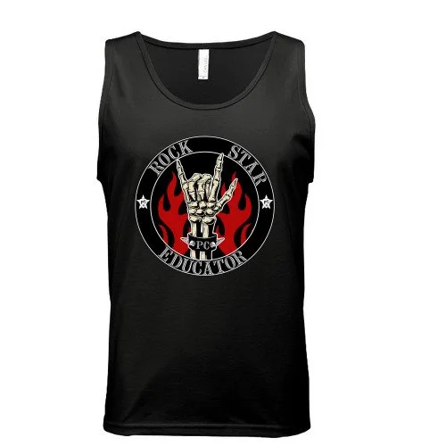 Rock Star Educator Men's Tank Top Black