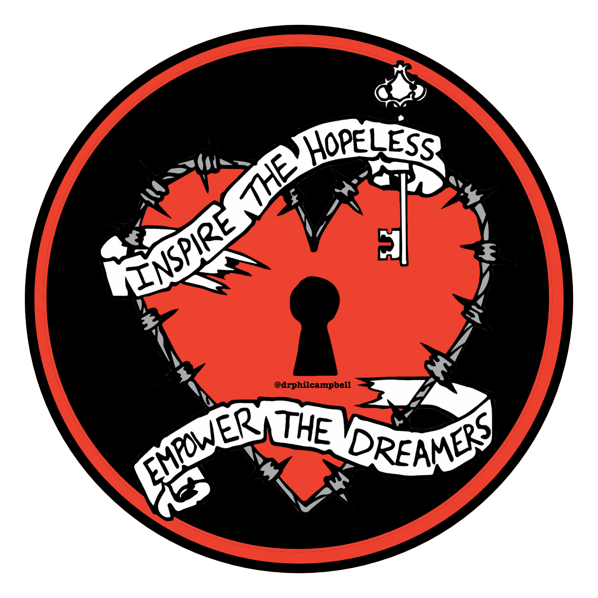 Inspire Empower Round Sticker.png