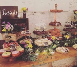 How about dressing up the dessert table a little bit?! Weave in a string of mini lights and you have taken this table of sweets from one level to the next. @bkstylingandevents, WE APPROVE!