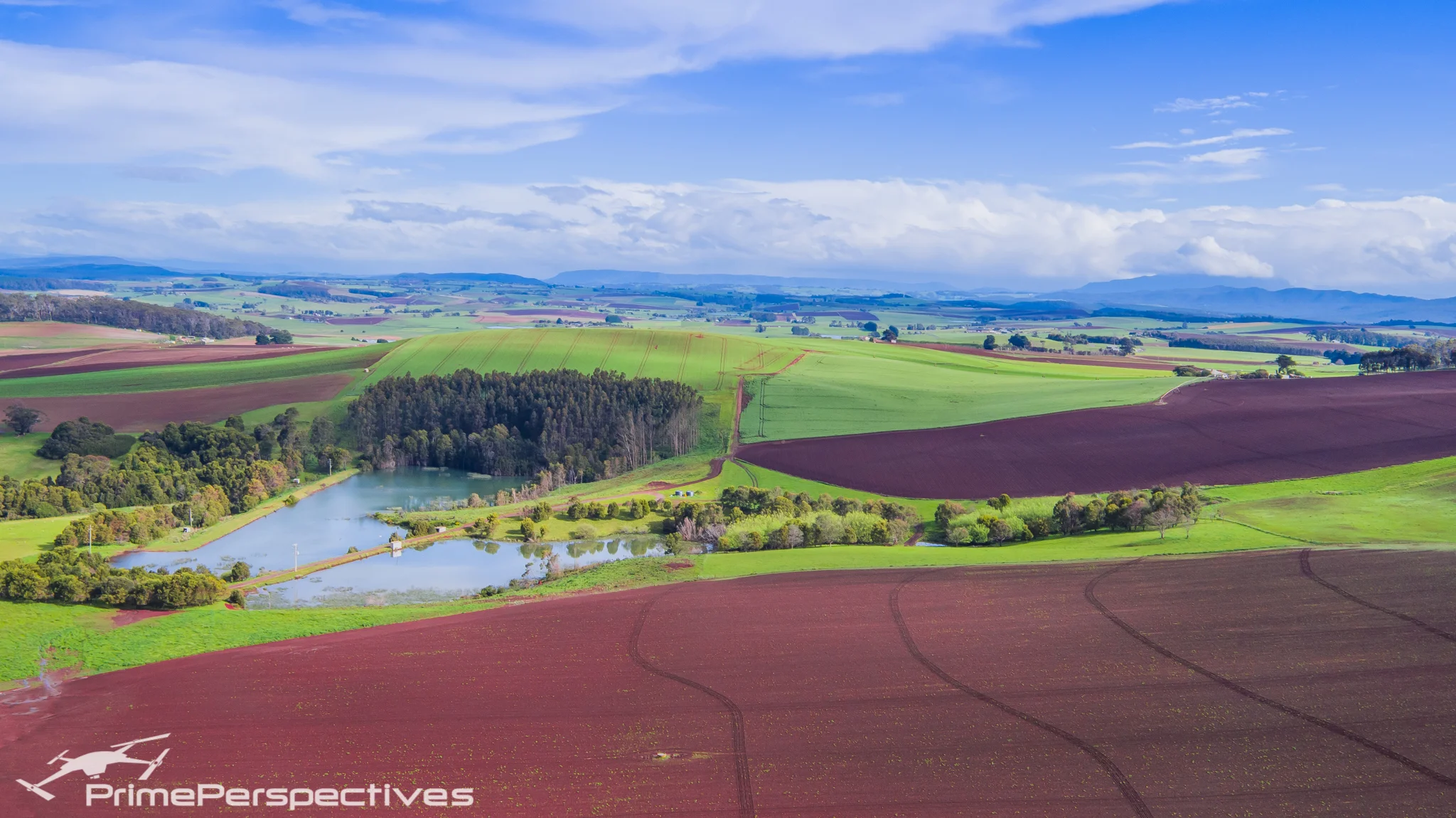 Ghost Rock Vinyard | Aerial Photograph by Prime Perspectives