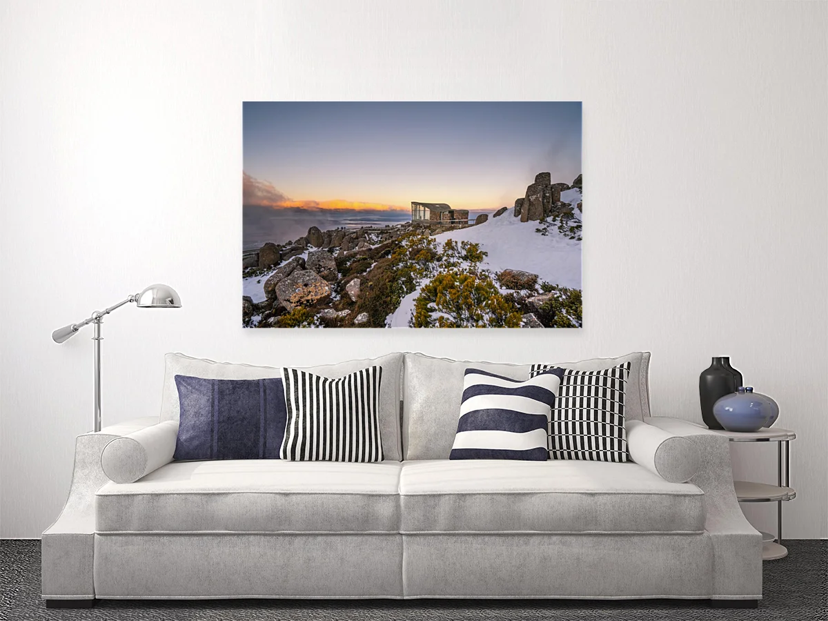 Mount Wellington Observatory at Sunset