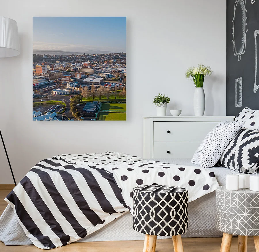 Launceston CBD captured by drone