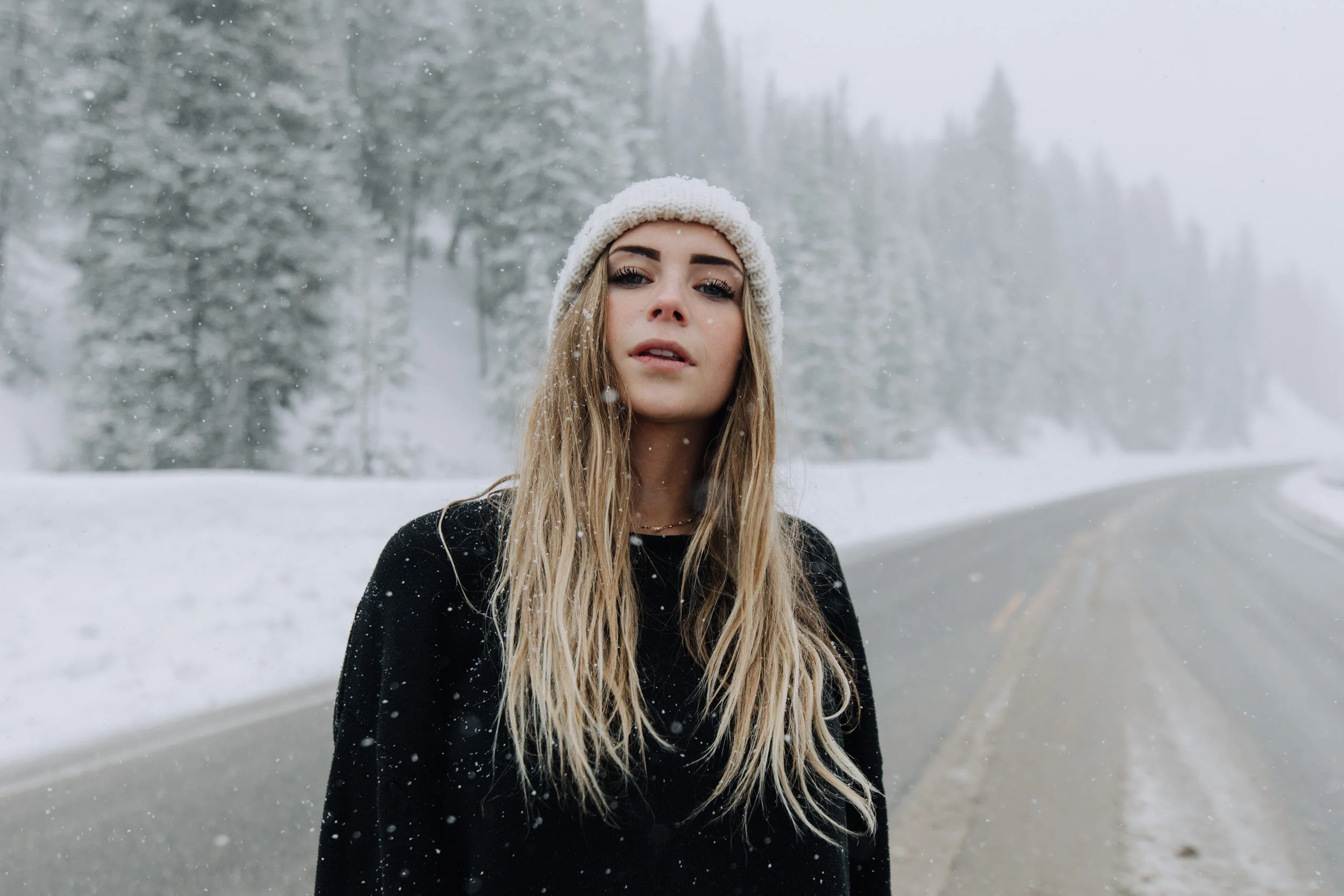 Snowing in the Tetons