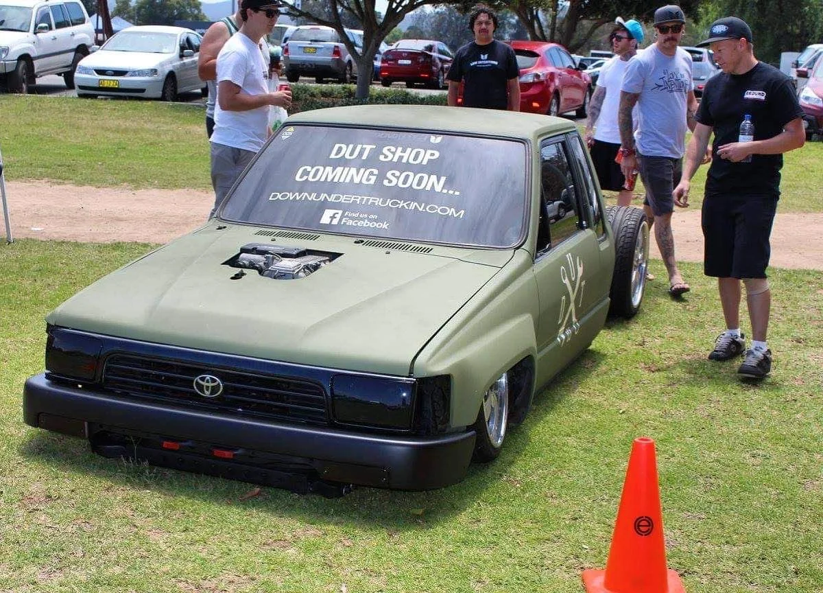 Maybe you don’t know but brendan mates has a truck here it is layed out at #ecc2014 #ecc #eastcoastcruise #eccthecompound #ecccrunch #21stanniversary #shouldahalfwayed