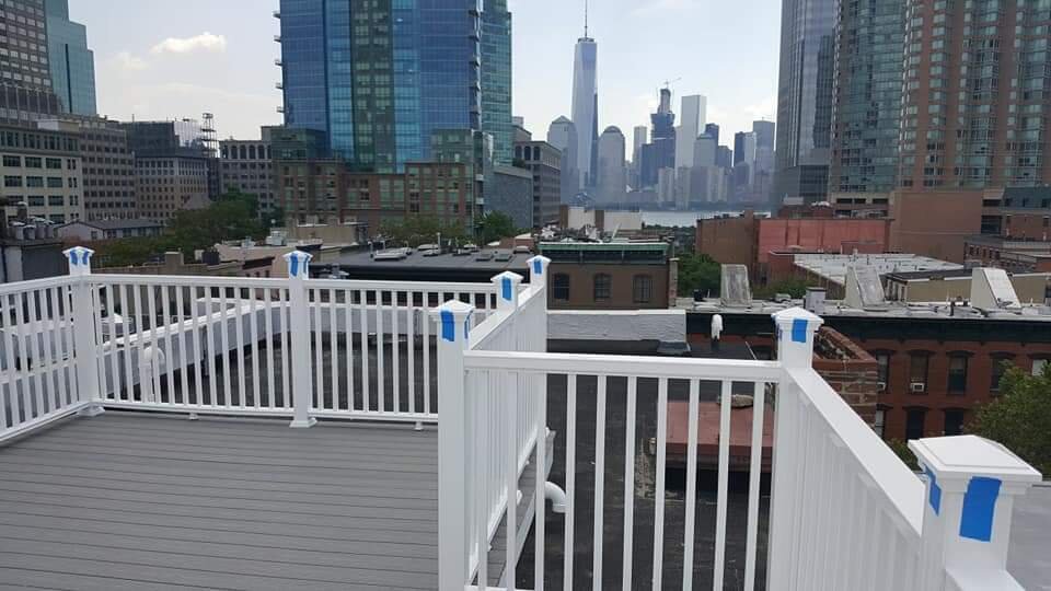 New roof deck