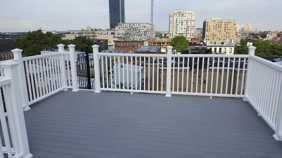 New roof deck