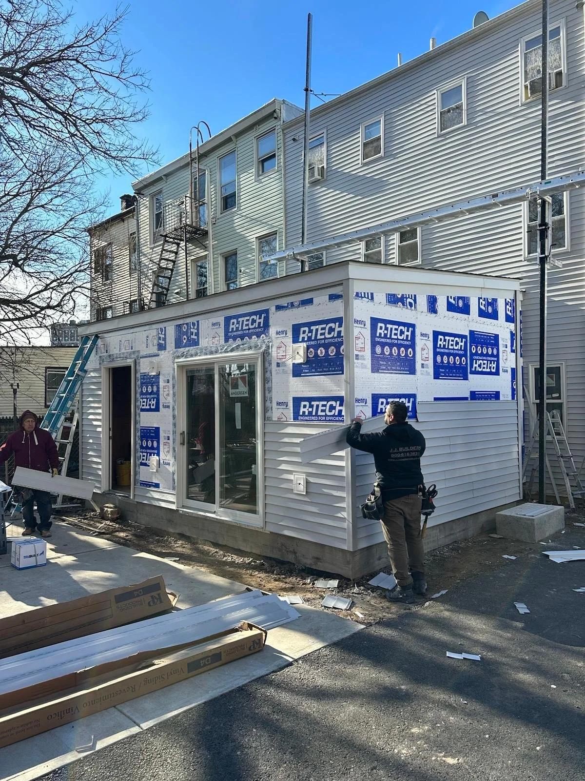 Addition to an existing house (progress)