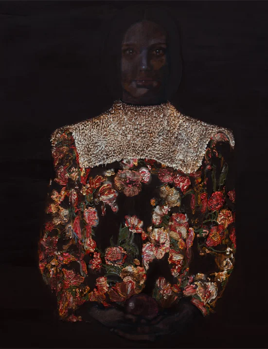 Deeper die (II) 2016 tempera op doek 160 x 125