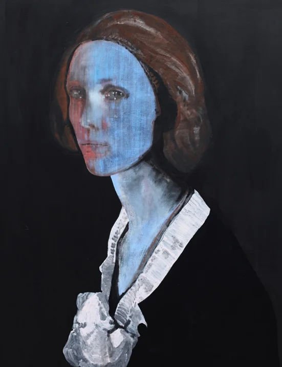 Deeper die 2016 tempera op doek 160 x 125 cm