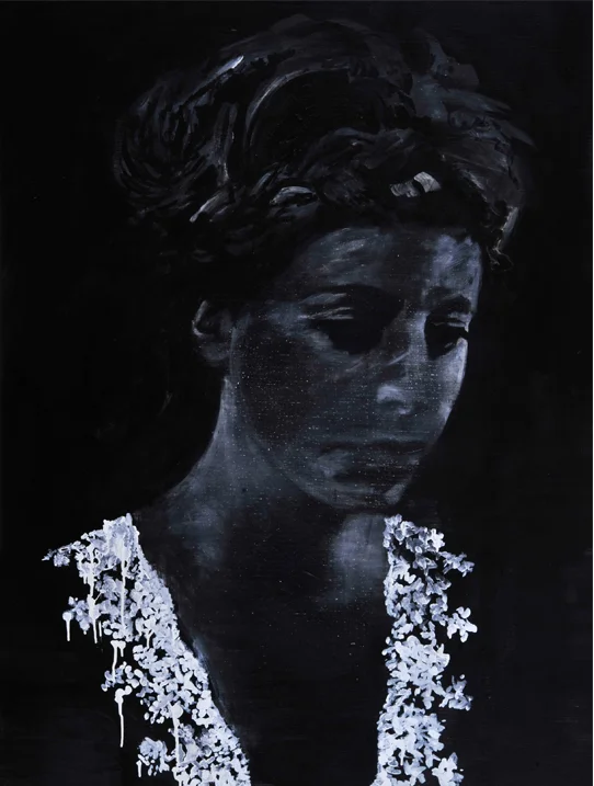 2011 Beneath the surface acryl op doek 120 x 90 cm