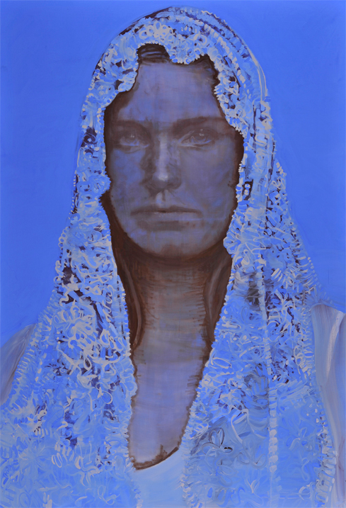  Claiming identity 2011 tempera op doek 20 x 150 cm  