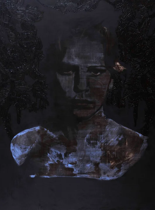 2011 Shadow on the wall acryl op doek 200 x 150 cm