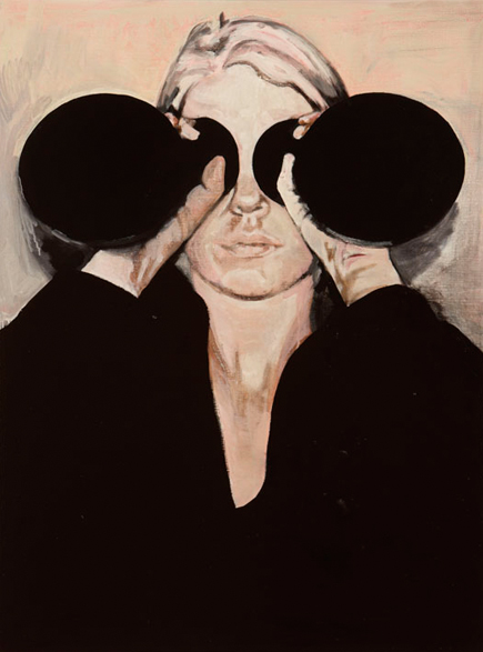  Window of her eyes 2010 schilderij op doek 110 x 90 cm 