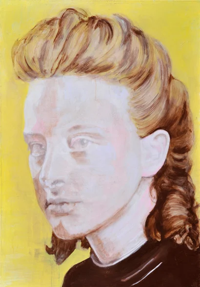 Nothing brings me down (my love for you is ready) 2010 schilderij op doek 100 x 70 cm