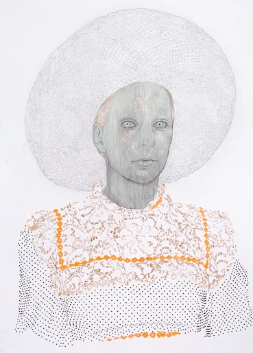 Zonder titel 2005 tekening op papier 210 x 150 cm