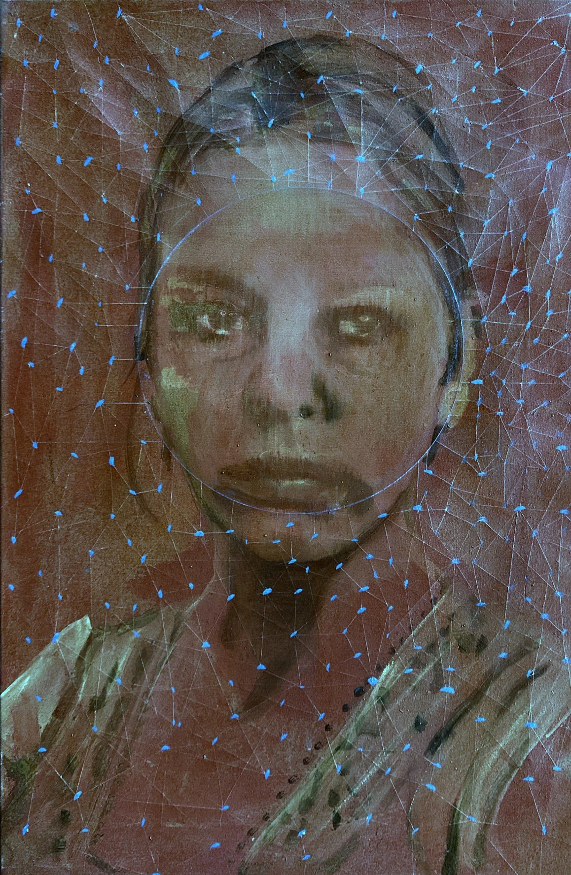  Evolution of energy 2009 - 2025 70 × 50 cm gemengde techniek op doek 