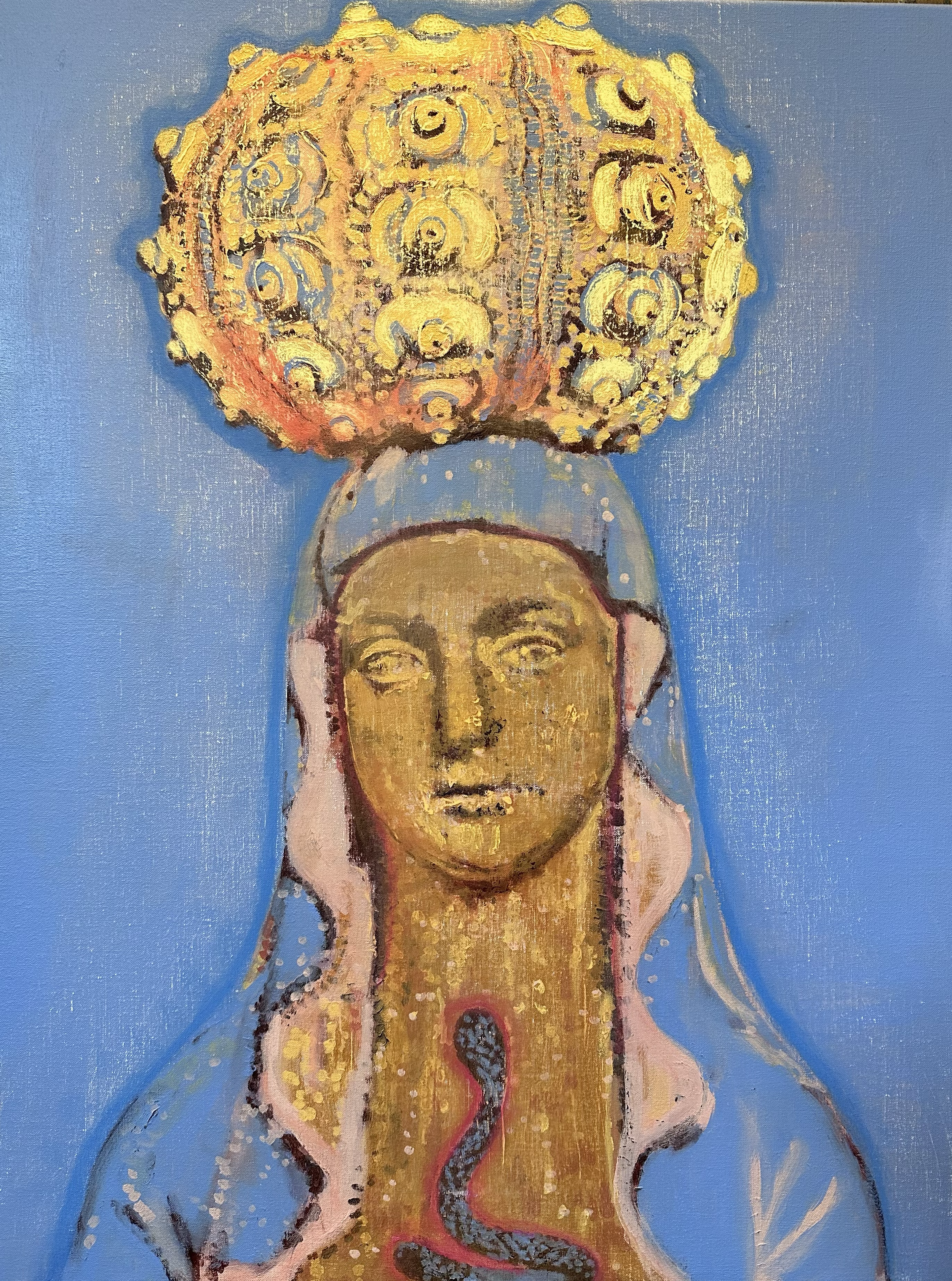 Awakening II 2024
90 x 70 cm
gemengde techniek op doek
