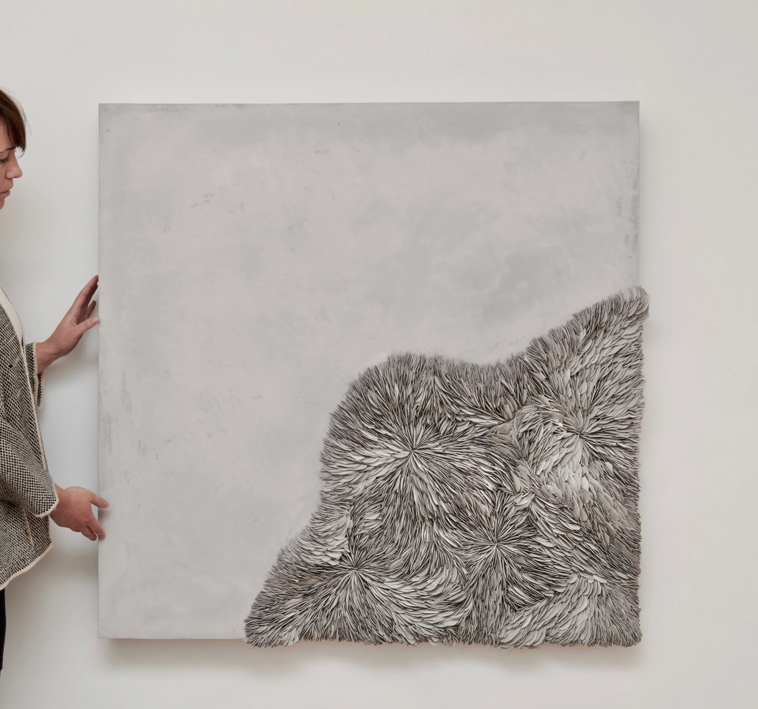 Collapsed wall piece. 100cm x 100cm. 