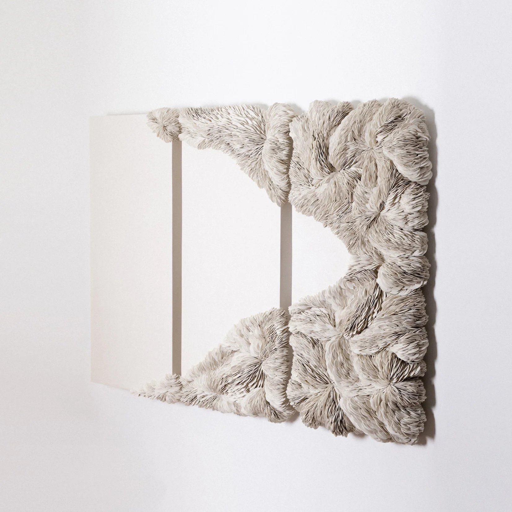 Collapsed Triptych. 
120cm H x 160cm W x 11 cm D 