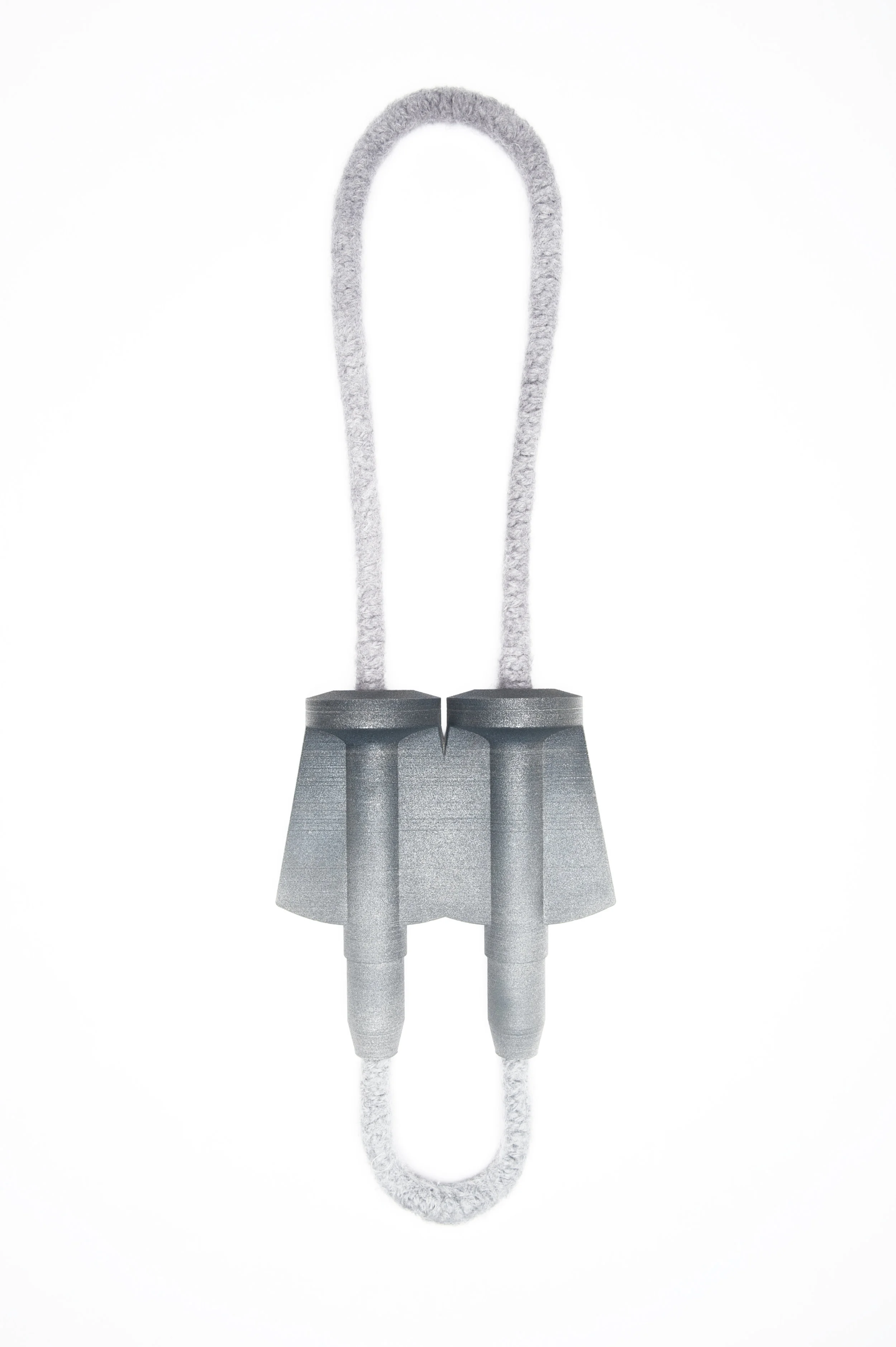Neckpiece: Pickup02 painted aluminium, polyamide, wool, steel image: Ian Segal