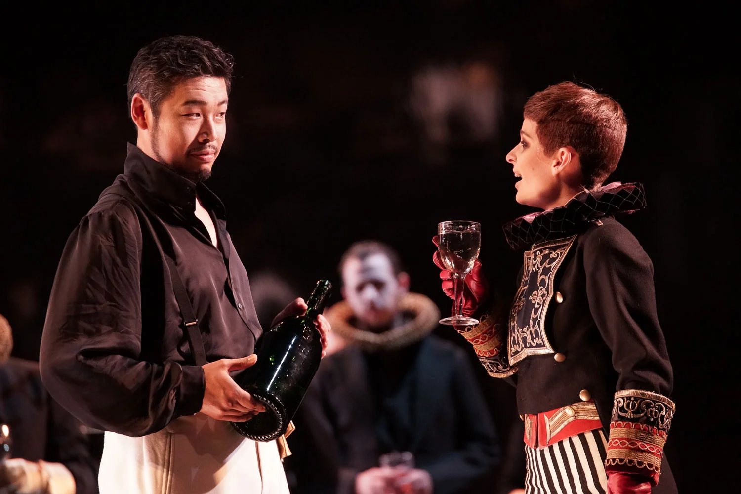 Urbain in "Les Huguenots", Theater Kiel 2016/17, ML: Daniel Carlberg, R: Lukas Hemleb, © Olaf Struck
