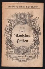 J.S. Bach: Matthäuspassion