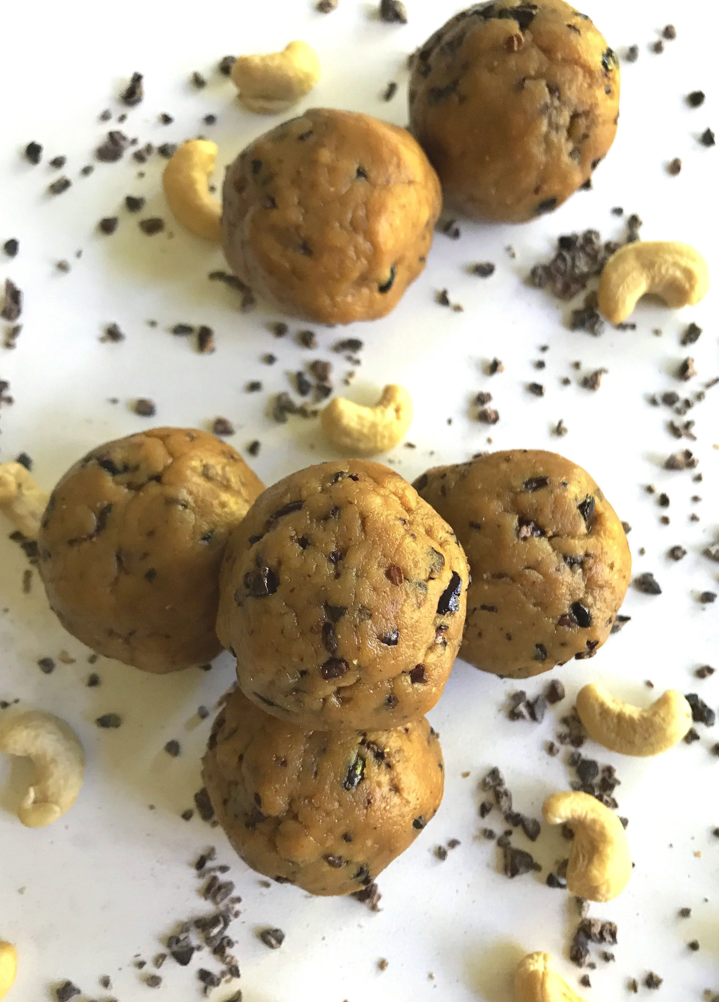 CHOCOLATE CHIP COOKIE DOUGH SURPRISE BALLS