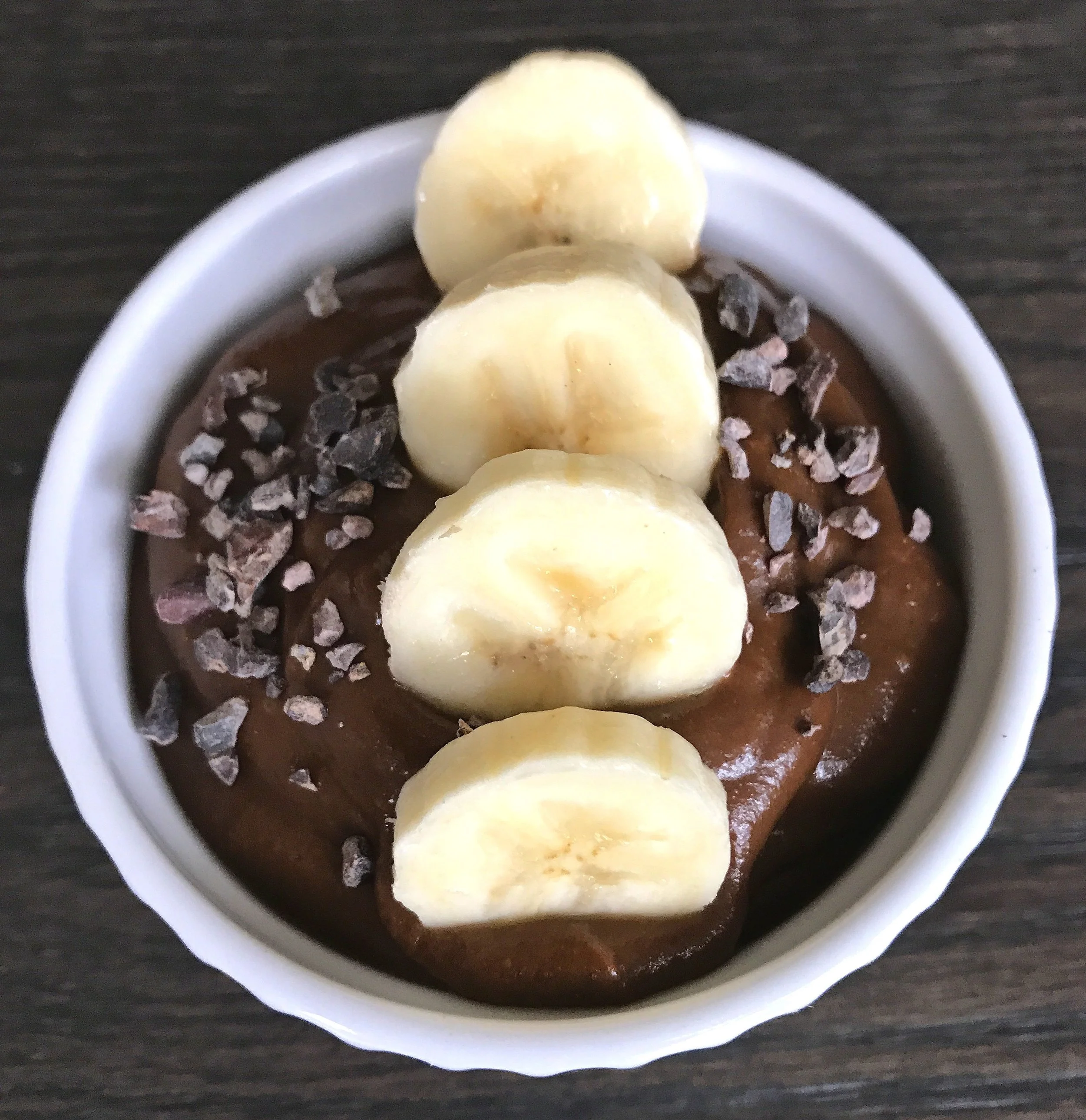 CHOCOLATE AVOCADO PROTEIN PUDDING